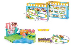 ITTL 14 pièces <span class=keywords><strong>Train</strong></span> <span class=keywords><strong>électrique</strong></span> Maison <span class=keywords><strong>de</strong></span> jeu Maison <span class=keywords><strong>de</strong></span> desserts Blocs <span class=keywords><strong>de</strong></span> construction 6 styles pour collectionner des jouets - Product Image 5
