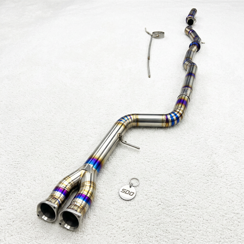 VantaFlow High Performance Titanium Straight Catback Exhaust Pipes for BMW M3 M4 F80 F82 F83 3.0T 2014-2019 Racing Sound Upgrade