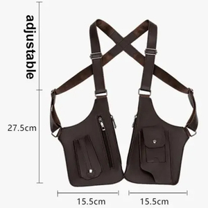 Wholesale Novax One-Layer Double Shoulder Strap Multi Pocket Outdoor Anti Theft Fishing Backpack Waterproof PU Purpose Men - Product Image 3
