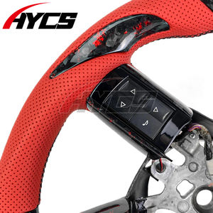 Volant Sport LED RPM en Fibre de Carbone Forgée Sur Mesure pour Chrysler 300 300c 300srt SRT8 <span class=keywords><strong>Dodge</strong></span> <span class=keywords><strong>Charger</strong></span> Challenger 2005-2008 - Product Image 4