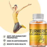 WELLBODY OEM/ODM Marque privée Gommes d'approvisionnement en usine Curcuma Curcumine Gommes pour le soutien de la santé du corps Gummies au curcuma et au gingembre