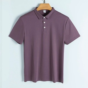 <span class=keywords><strong>Polo</strong></span> de Algodón Mercerizado con Amoníaco Líquido de Doble Cara Premium para Hombre, Camiseta Casual de Manga Corta de Algodón Pima para Hombre - Product Image 5