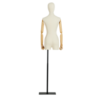 Mannequins en gros, demi-corps féminin, mannequin féminin réglable, mannequin pour créateur de mode féminin
