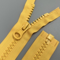 # 20 Fermetures éclair à glissière ouverte en résine robuste et écologique avec grandes dents, options de couleur personnalisées pour sacs de vêtements et textiles de maison