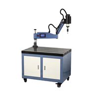 2000w M6-M30 Cnc Auto Universel Flex Bras Autotaraudeuse En Caoutchouc Servo Électrique Taraudage Machine Pour Tuyau Métal Filetage Outil De Forage