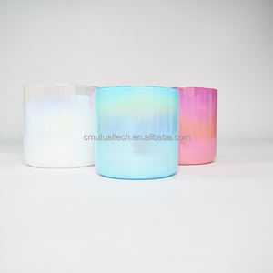 Cuenco Cantante Transparente de Color Cósmico Q're, Cuenco de Cristal de Cuarzo Transparente y Colorido, Instrumentos de Sanación por Sonido - Product Image 3