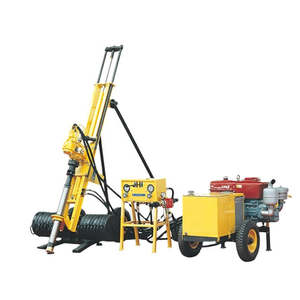 HQD HQJ HQF 락 드릴 공장 가격 휴대용 DTH 드릴링 리그 공압 마이닝 소형 회전 시추공 드릴 리그 기계 - Product Image 2