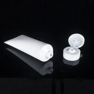 Toptan boş 5ml 10ml 15ml 20ml 30ml 50ml 100ml 150ml beyaz plastik PE kozmetik sıkmak yüz yıkama tüpü ile Flip Top kapak - Product Image 3