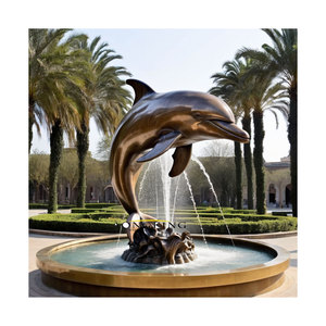 Sculpture de fontaine <span class=keywords><strong>Cupidon</strong></span> en laiton sur mesure de grande taille, mythologie romaine classique, fontaine d'eau extérieure pour jardin - Product Image 2