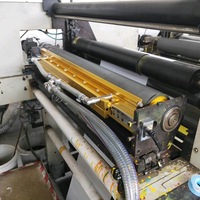 Machine d'impression flexographique à film plastique 2 couleurs pour l'impression de papier et d'étiquettes Letterpress Plate Type Stack Structure