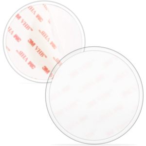 Disco di montaggio adesivo in plastica HASKO da 2 pezzi per accessori a ventosa