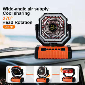 Ventilateur de camping portable rechargeable 20000mAh oscillant avec lumière pour usage extérieur - Product Image 5