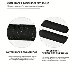 Silicone-Coated Small Hand Pattern <b>Dumbbell</b> Bar Anti-Slip Customizable Portable Hand Grip Design for Yoga - Product Image 4