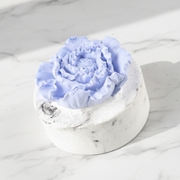 Diffuseur de parfum d'ambiance artisanal en céramique et porcelaine, en forme de fleur, pour huiles essentielles, vente en gros
