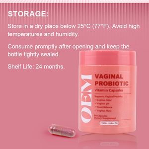 Postpartum Herstel Vaginale Droogheidverlichting Bacteriële Vaginose (Bv) Ondersteunen Vaginale Flora Balans Capsules Probiotische Capsules