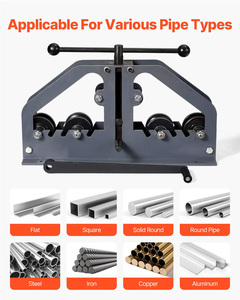 Manual Tube Pipe Roller Bender for Square, Round Tube & Flat Bar, for Air Conditioning Auto Repair,6 High-Quality Dies - Product Image 5