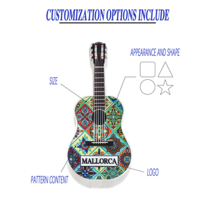 แม่เหล็กติดตู้เย็นลายท่องเที่ยวมายอร์กา เซบีญ่า แบบเรซิ่น ผลิตตามสั่ง (OEM/ODM) ของที่ระลึกกีตาร์สเปน - Product Image 6