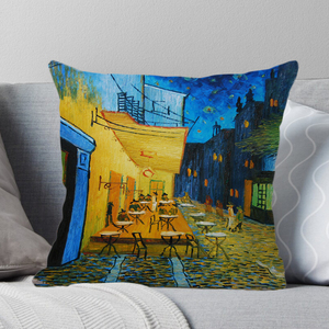 Federa Decorativa in Poliestere 100% con Stampa '<span class=keywords><strong>Notte</strong></span> <span class=keywords><strong>Stellata</strong></span>' del Famoso Artista Impressionista <span class=keywords><strong>Vincent</strong></span> <span class=keywords><strong>Van</strong></span> <span class=keywords><strong>Gogh</strong></span>, per Casa e Hotel - Product Image 5