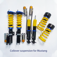 Kit de suspension coilover réglable 2 voies pour Mustang – Amortisseurs de performance pour la course sur circuit, kit d'abaissement