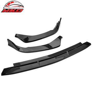 Compatible con Benz W206 Clase C 2022-2026, Estilo BR, Labio de Parachoques Delantero en Negro Brillante - Product Image 6