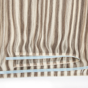 Extensiones de Cabello Virgen Europeo 100%, Cinta Adhesiva Larga, Trama PU, Trama Invisible Más Delgada, Doble Trama, Trama Inyectada en la Piel - Product Image 6