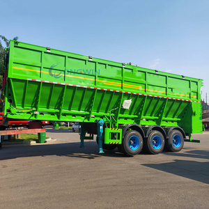 Trailer Dump Semi Otomatis LONGWIN dengan Konveyor <span class=keywords><strong>Belt</strong></span> dan Sistem Pelepasan Otomatis - Product Image 2
