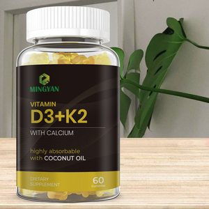 Complément alimentaire pour la santé immunitaire quotidienne et le bien-être cardiovasculaire des adultes, non-OGM, vitamine D3 + K2, gommes au calcium, 2 par unité, OEM/ODM - Product Image 3