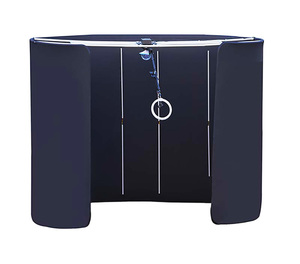 Cabina de Fotos 360° con Tema Cielo, Barrera de 100 cm para Cuerpo Humano, Estuche de Transporte, Batería Incluida - Product Image 6