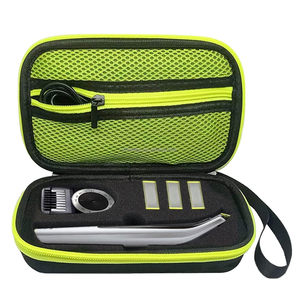 Funda de Viaje Personalizada para Afeitadoras Eléctricas QP6510/70 QP6520/70 Pro, Estuche Portátil de EVA con Doble Cremallera para Recortadora <span class=keywords><strong>OneBlade</strong></span> - Product Image 1