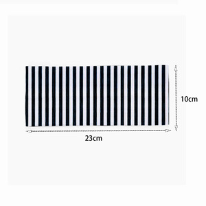 Europese Amerikaanse Mode Dames Brede Hoofdband Gestreepte Print Haarband Voor Fitness Yoga Met Groothandel Knoop Haarbanden - Product Image 2