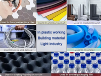 Polyéthylène chloré CPE 135A de haute pureté, modificateur d'impact, matière première chimique adaptée à l'extrusion et à l'injection de PVC