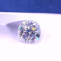Fabrika teklif DEF renk VVS1 Asscher yastık kesim Lab oluşturulan 5mm 6mm 7mm fantezi serbest moissanit elmas