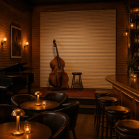 Panneau Acoustique Mural en Feutre PET Rainuré en V, 12mm, Absorption Sonore, pour Théâtre, Auditorium et Décoration de Bar Jazz - Remise en Gros