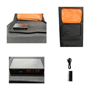 Chargeur solaire pliable 100W 4 panneaux, sac de charge portable étanche pour l'extérieur et les voyages - Product Image 3