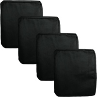 Housse de coussin de canapé d'extérieur amovible et lavable en mousse bleu marine antidérapante et imperméable pour remplacement de coussins de patio en rotin
