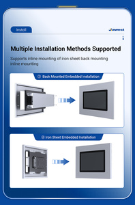 10.1 "15.6" 21.5 "23.8" 27 "inch POS bán lẻ VESA cấp công nghiệp ánh sáng mặt trời có thể đọc được độ sáng cao màn hình cảm ứng ATM <span class=keywords><strong>LCD</strong></span> <span class=keywords><strong>Monitor</strong></span> - Product Image 2