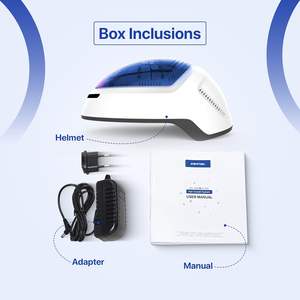 Potente Terapia de Luz Roja de Grado Clínico <span class=keywords><strong>para</strong></span> un Cabello Más Grueso y Fuerte en Casa, Casco Láser de Baja Intensidad con 204 Diodos Láser - Product Image 4