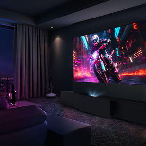 [OEM/ODM] NP плоская упаковка моторизованный лазерный ТВ шкаф прецизионный захватывающий опыт Роскошный домашний кинотеатр проектор ТВ шкаф - Product Image 4