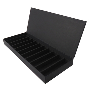 Cajas de perfumes de aceites esenciales rígidos Botellas con delineador Impresión de crema facial Caja de embalaje de perfume negro - Product Image 2