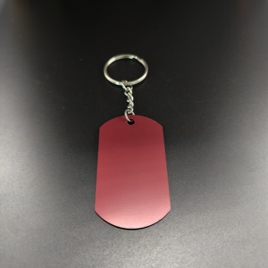 Porte-clés personnalisé en alliage peint, impression UV, logo et couleurs personnalisables, vente en gros, cadeau pour clients VIP d'entreprise - Product Image 1