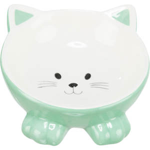 Bol en céramique pour chat 0,15 L 14 cm, distributeur de nourriture pour chats - Product Image 3