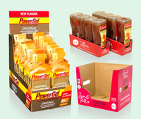 Holidaypac Carton de détail ondulé produit papier barre de chocolat carton comptoir présentoir sucette barre de bonbons nourriture