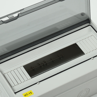 Boîtier de distribution électrique solaire étanche QHECO HT 36 voies en ABS/PC, certifié CE IP65, pour extérieur, avec boîtier de jonction MCB DC