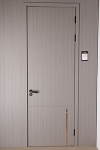 Puerta Minimalista de Vidrio con Aislamiento Acústico para Uso en Interiores de Oficina - Product Image 6