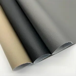 Wholesale Rexine PVC Synthetic Leather Fabric Vegan Litchi Lychee Faux Leather For Home Deco Car Seat Upholstery