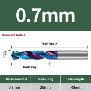 Mũi khoan hợp kim thép vonfram 65 độ, xoắn siêu cứng, lớp phủ nhập khẩu đặc biệt không gỉ, độ cứng cao - Product Image 4