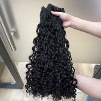 Extensions de cheveux Remy vietnamiens bouclés Super Double Drawn, style romantique français, 100% cheveux humains, teints, cuticules alignées, trame de tissage
