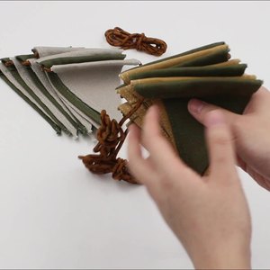 2025 bán buôn đa màu sắc màu xanh và trắng hữu cơ bông chăn vải chuỗi cờ giáng sinh THẬM CHÍ Treo Cờ hiệu cờ - Product Image 5