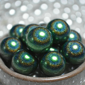 Perla estrella fantasía colorido plástico imitación perla agujero recto DIY joyería accesorios cuentas sueltas acrílico sólido cuentas - Product Image 4