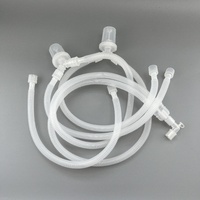 Kit de circuit respiratoire d'anesthésie d'hôpital jetable Circuit ondulé de ventilateur de tube de PVC
